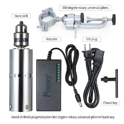 

895 Micro Precision Small Electric Drill Mini Jade Play Grinding Drilling Grinding Polishing Cutting Carving DIY Hand Drill