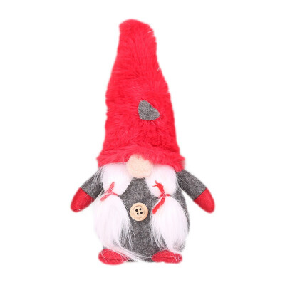

Merry Chritsmas Plush Gnome Doll Ornaments Swedish Christmas Santa With Red Hat Nordic Elf Figurine Home Holiday Decoration