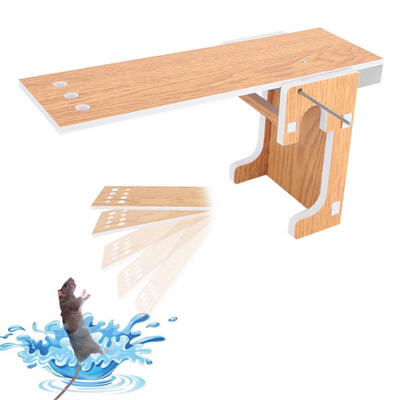 

Greensen DIY Mouse Seesaw Trap Tool Control Catch Walk Plank Rodent Auto Reset