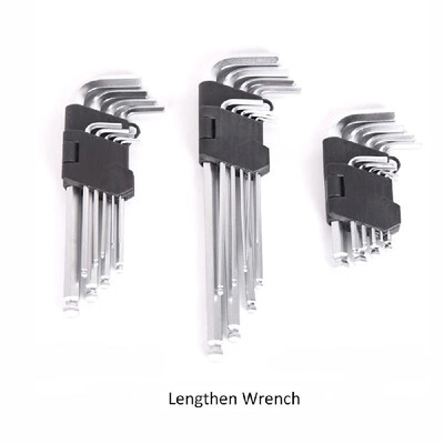 

FINDER 9PCS Allen Socket Hex Key Hexagon Wrench Set 15-10mm Torque Spanner Metric Ball Ended Hand Tool for Repair Bicycle
