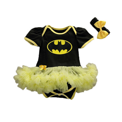 

Newborn Infant Baby Girls Batman Romper Bodysuit Jumpsuit Clothes Outfit Tutu