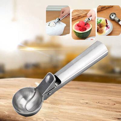 

Stainless Steel Ice Cream Ball Maker Scoop Mash Potato Spoon Dipper Kitchen Tool