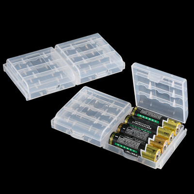

Greensen 10 Pcs Multifunctional Transparent Hard Plastic Case Holder Storage Box For AA AAA Battery