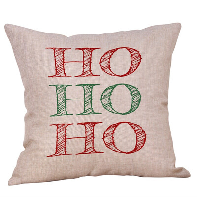 

Tailored Merry Christmas Pillow Cases Cotton Linen Sofa Cushion Cover Home Decor