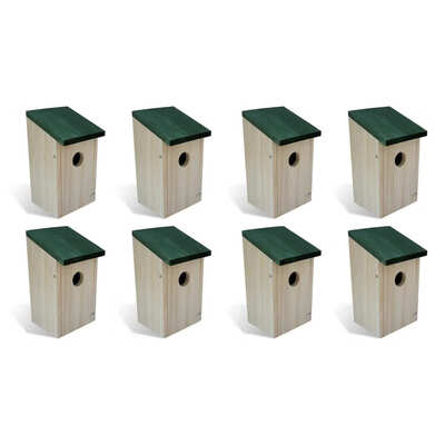 

Bird Houses 8 pcs Wood 47x47"x87"