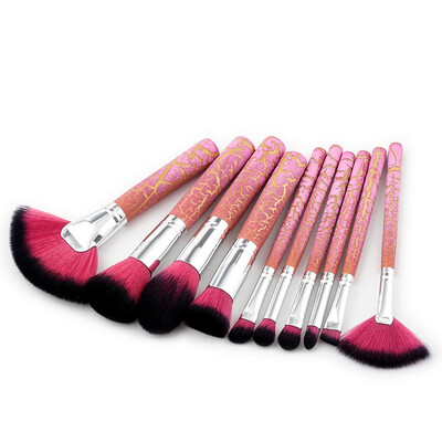 

Toponeto New 10Pcs Cosmetic Eyebrow Eyeshadow Brush Makeup Brush Sets Kits Tools