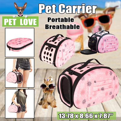 

Handbag Carrier Comfort Pet Dog Travel Carry Bag For Small Animals Cat Puppy Pink