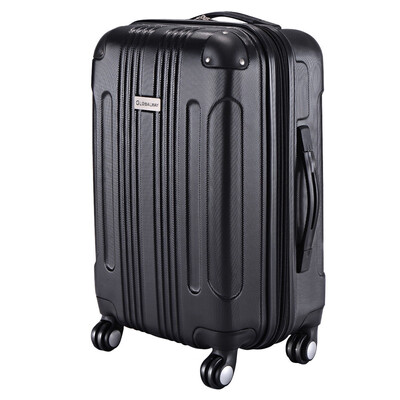

GLOBALWAY Expandable 20" ABS Carry On Luggage Travel Bag Trolley Suitcase-Black