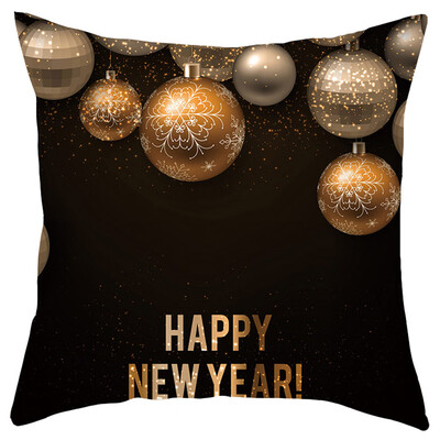 

Tailored Merry Christmas Short Plush Pillowcase Sofa Pad Set Home Decoration 18x18 Inch