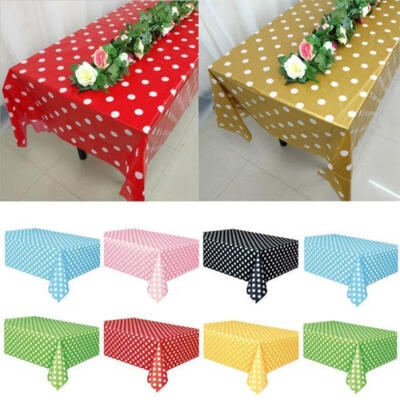 

Large Plastic Rectangle Table Cover Cloth Wipe Clean Party Tablecloth Cover 2019