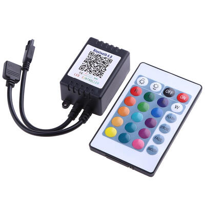 

Mini Bluetooth LED Light Controller 24-Key Remote Control for Strip Light