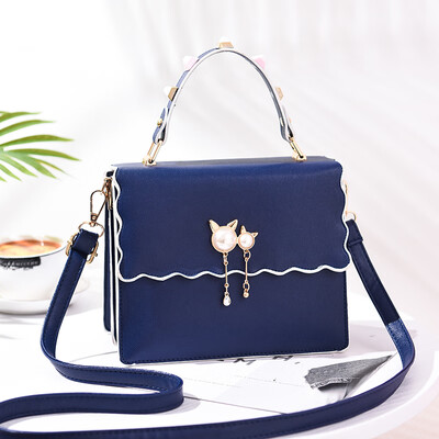 

On the spring style the new female bag fashion Korean version 100 fashion simple lady single shoulder bag oblique satchel bag