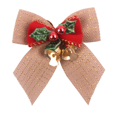 

Siaonvr Christmas Bow With Iron Bells Christmas Wreath With Christmas Tree Decorations