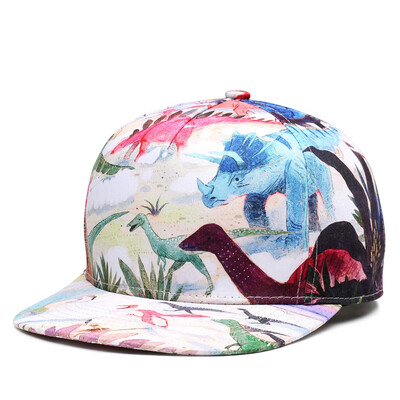 

NUZADA 3D Printing Caps Men Women Couple Hip Hop Cap Spring Summer Autumn High Quality Cotton Material Punk