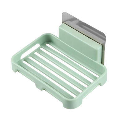 

Bathroom Shower Soap Box Drain Storage Rack Strong Traceless Soap Holder
