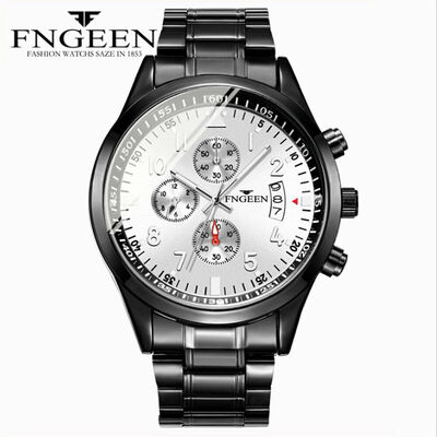 

Stainless Steel Luxury Men Fashion Military Army Analog Sport Quartz Wrist Watch