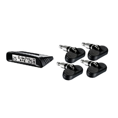 

Steelmate TP-S1I TPMS Tire Pressure Monitor System Wireless Solar-powered Display 4 Internal Sensors