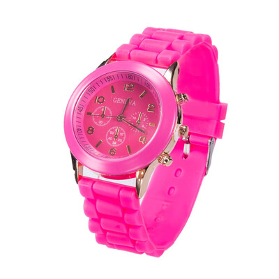 

〖Follure〗Unisex Boys Girls Geneva Silicone Jelly Quartz Wrist Watch