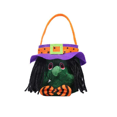 

Halloween Non-woven Handbag Trick or Treat Candy Bags Children Pumpkin Gift Bag Party Decoration