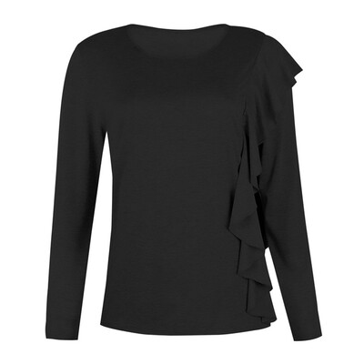 

Women Clothing Casual Holiday Sweatshirt Long Sleeve Tops T-Shirt Plus Size