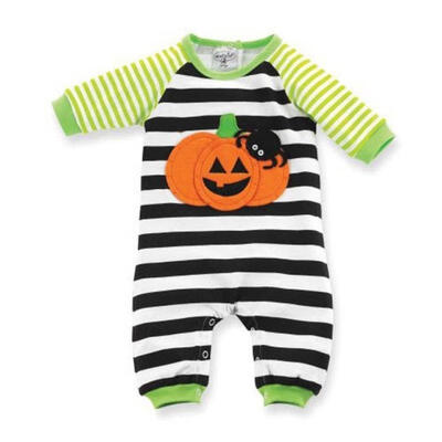 

Newborn Baby Kids Boys Girls Pumpkin Romper Jumpsuit Bodysuit Cotton Outfit Set