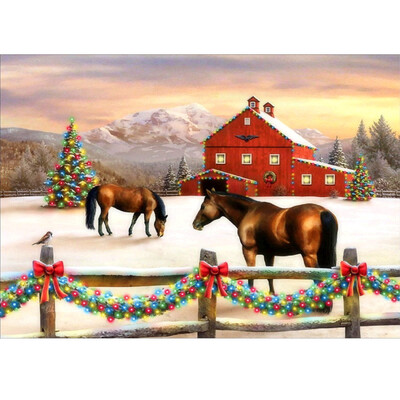 

〖Follure〗5D Embroidery Paintings Rhinestone Pasted DIY Diamond Painting Cross Stitch