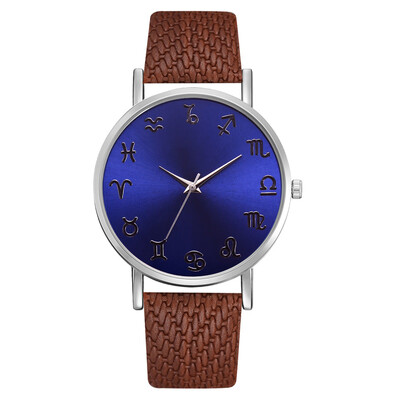 

Business Women Watches Symbolic Character Dial Ladies Quartz Wristwatch Casual Leather Strap Clock Lvpai Top Zegarki Damskie