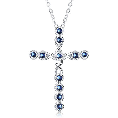 

Creative Cross Necklace Unisex Full Diamond Cross Pendant Necklace