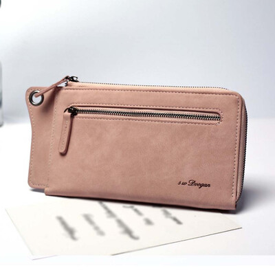 

Tailored Womens Fashion Solid Color Wallet Casual Clutch Bag Multi-Card