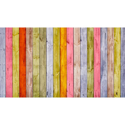 

Colorful Wood Photography Backdrops Art Cloth Video Photo Background Decor