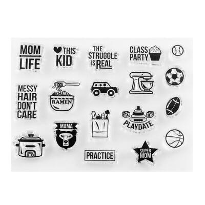 

Silicone Transparent Seals Clear Stamps for DIY Scrapbooking Photo Album