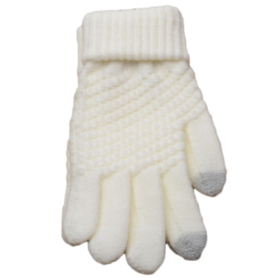 

Womens Winter Imitation Cashmere Solid Touch screen Knitted Mittens Gloves 1pair
