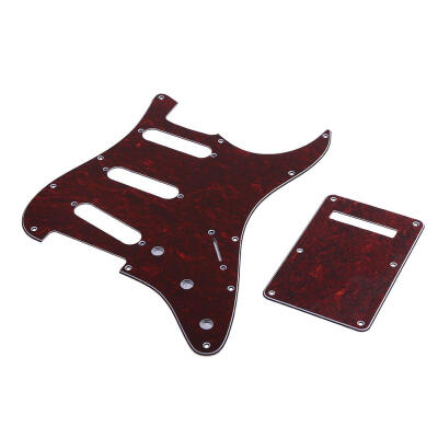 

SSS Guitar Pickguard Scratch Plate Back Plate for ST Style Electric Guitar