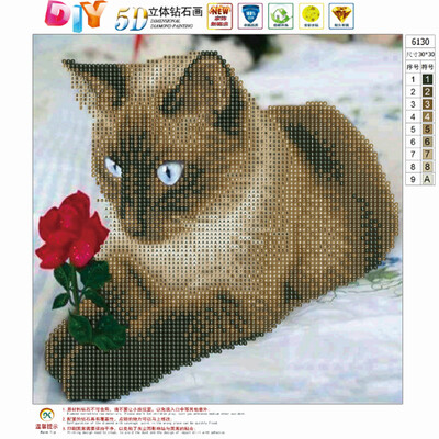 

Gobestart 5D Embroidery Paintings Rhinestone Pasted DIY Diamond Painting Cross Stitch