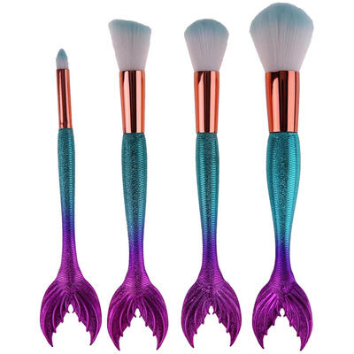 

4pcs Professional Foundation Powder Eyeshadow Face Brush Makeup Brushes Set