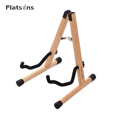 

Flatsons FL-04W Detachable Wooden Guitar Stand Holder Beech Solid Wood Musical Instrument Bracket for Electric Acoustic Guitars Ba