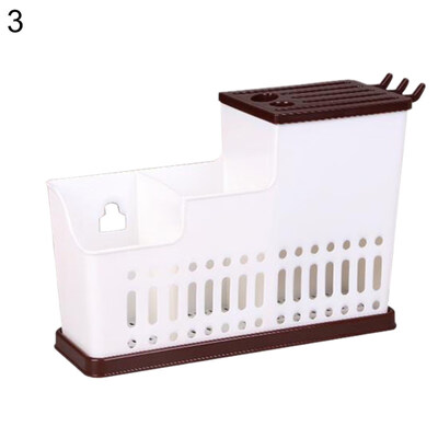

Kitchen Draining Hollow Drying Rack Chopsticks Knife Fork Holder Organizer Rack