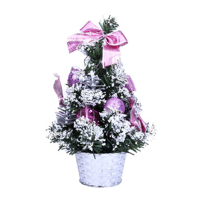 

Gobestart Mini Christmas Tree Ornament Desk Table Festival Xmas Party Decor Gifts 25cm