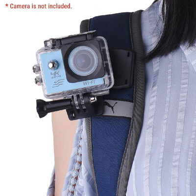 

Backpack Strap Cap Clip Mount 360 Degree Rotary Clamp Arm for GoPro Hero 76543 for Xiaomi Yi Lite 4K Action Camera