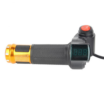 

Greensen Twist Throttle Grips With LED Digital Display Screen Handle For Electric Bike