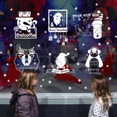 

Tailored 2018 Merry Christmas Household Room Wall Sticker Mural Decor Decal Removable