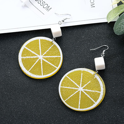 

Aretes de mujer modernos 2018 new brand design cherry fruit earrings creative temperament wild gift Korean earrings for women