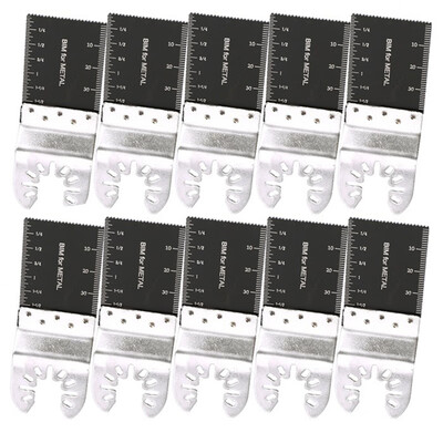

New 10 PCS WhiteBlack Bi-metal Oscillating Multi Tool Saw Blade