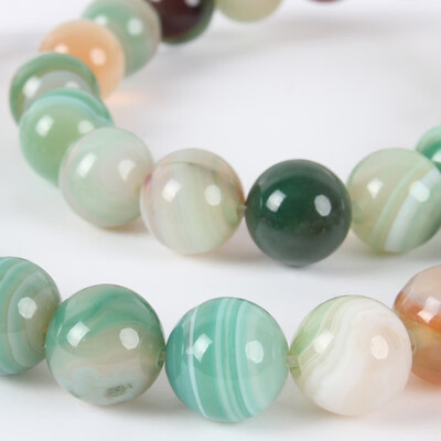 

Natural Gemstone Agate Round Bead Strands Dyed DarkSeaGreen 10mm Hole 1mm about 38pcsstrand 1496"
