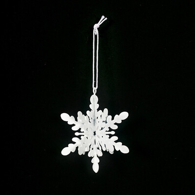 

Hanging Snowflake Pendant Cutout Hollow Home Christmas Tree Ornament DIY Display