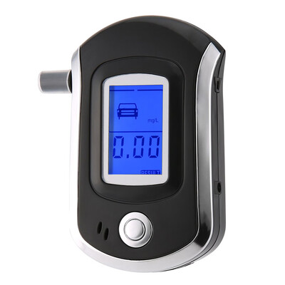 

Breathalyzer Alcohol Tester Digital LCD Backlight Display Breath Alcohol Tester Audible Alert Breath