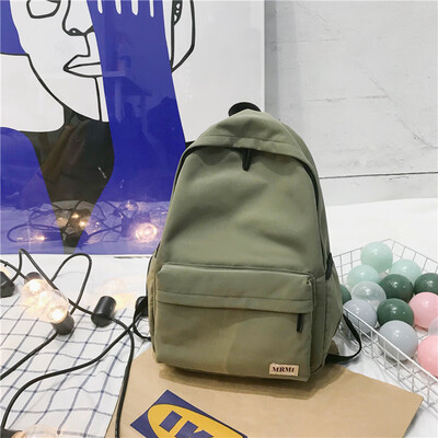 

Ins ancient sense girl schoolbag female Korean version of high school students campus bf wind backpack computer simple double shou