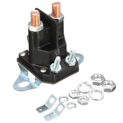 

Universal 4 Pole Starter Solenoid Relay Switch Replace for MTD Ride On Lawnmower