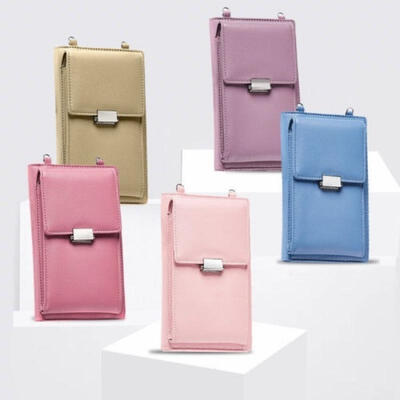 

Fashion Womens Wallet Purse Shoulder Bags PU Leather Coin Cell Phone Mini Cross-body Bag