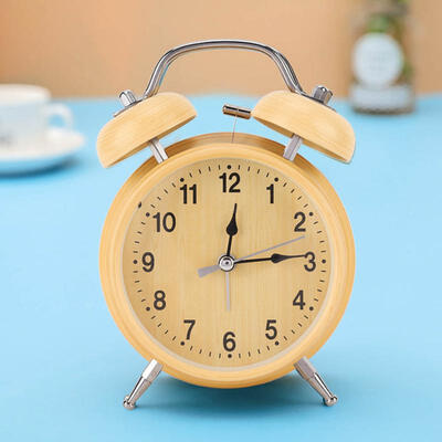 

Greensen Retro Mechanical Alarm Clock Manual Wind Up Metal Clock Double Twin Bell